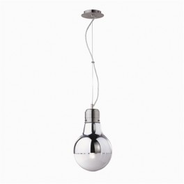 ideal lux lampa wisząca luce cromo